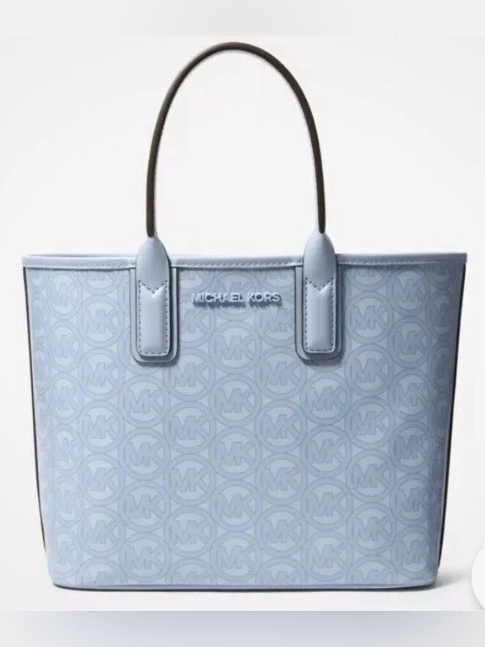 Michael Kors Jodie Pale Ocean Small Signature Tote